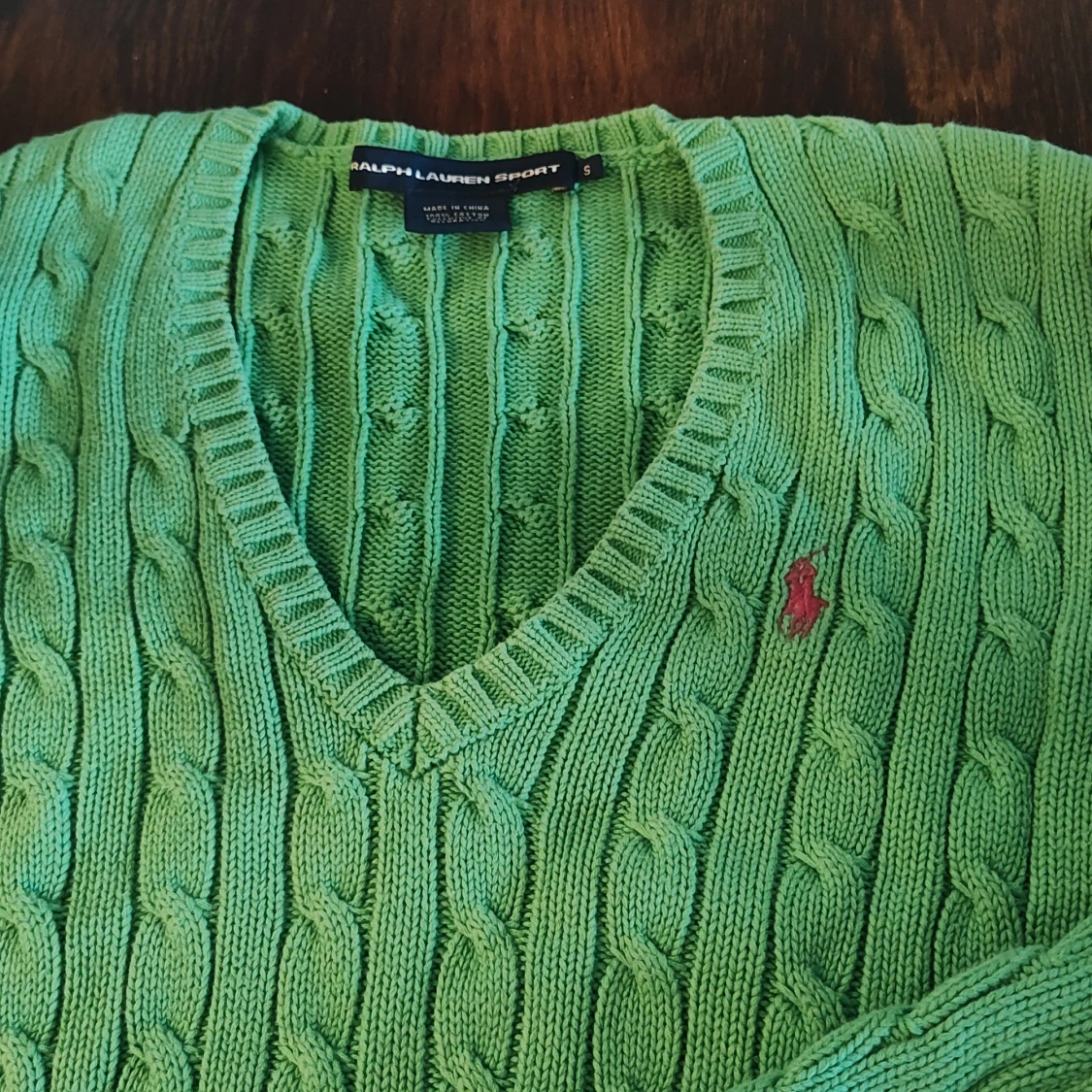 Ralph Lauren cable stickade tröja  - 90