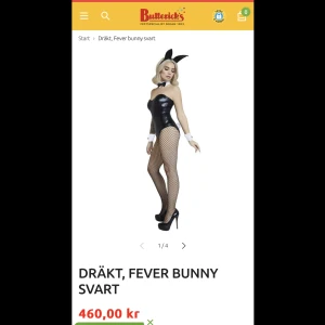 Halloween dräkt - Snygg kanin dräkt, perfekt till halloween utklädnad. Helt ny  XS-S