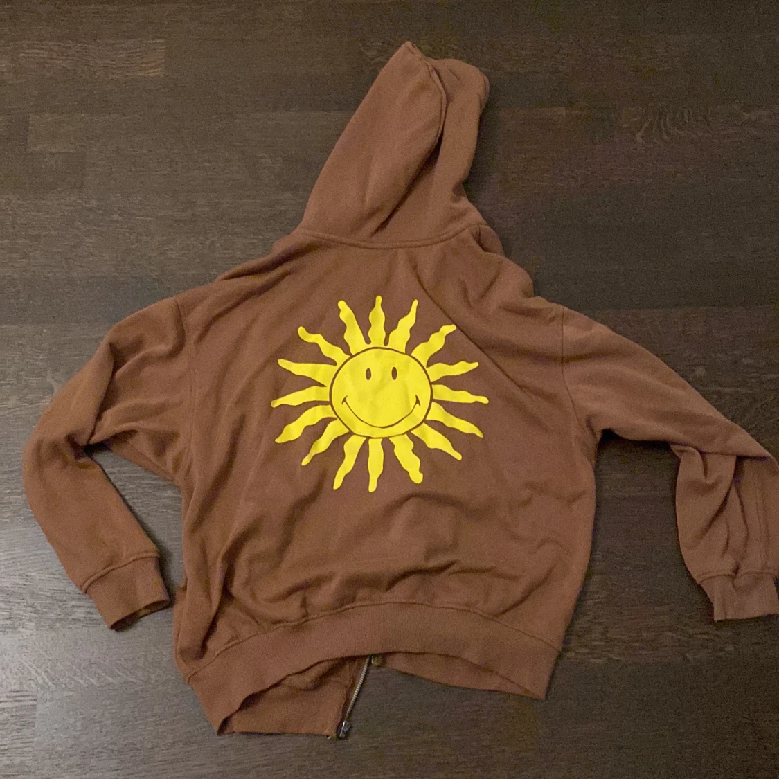 Brun zip-up hoodie - 90