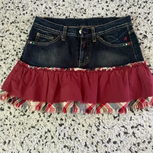 Replay vintage kjol - Ascool retro edgy replay vintage jeans kjol köpt på Vestiaire Collective❤️