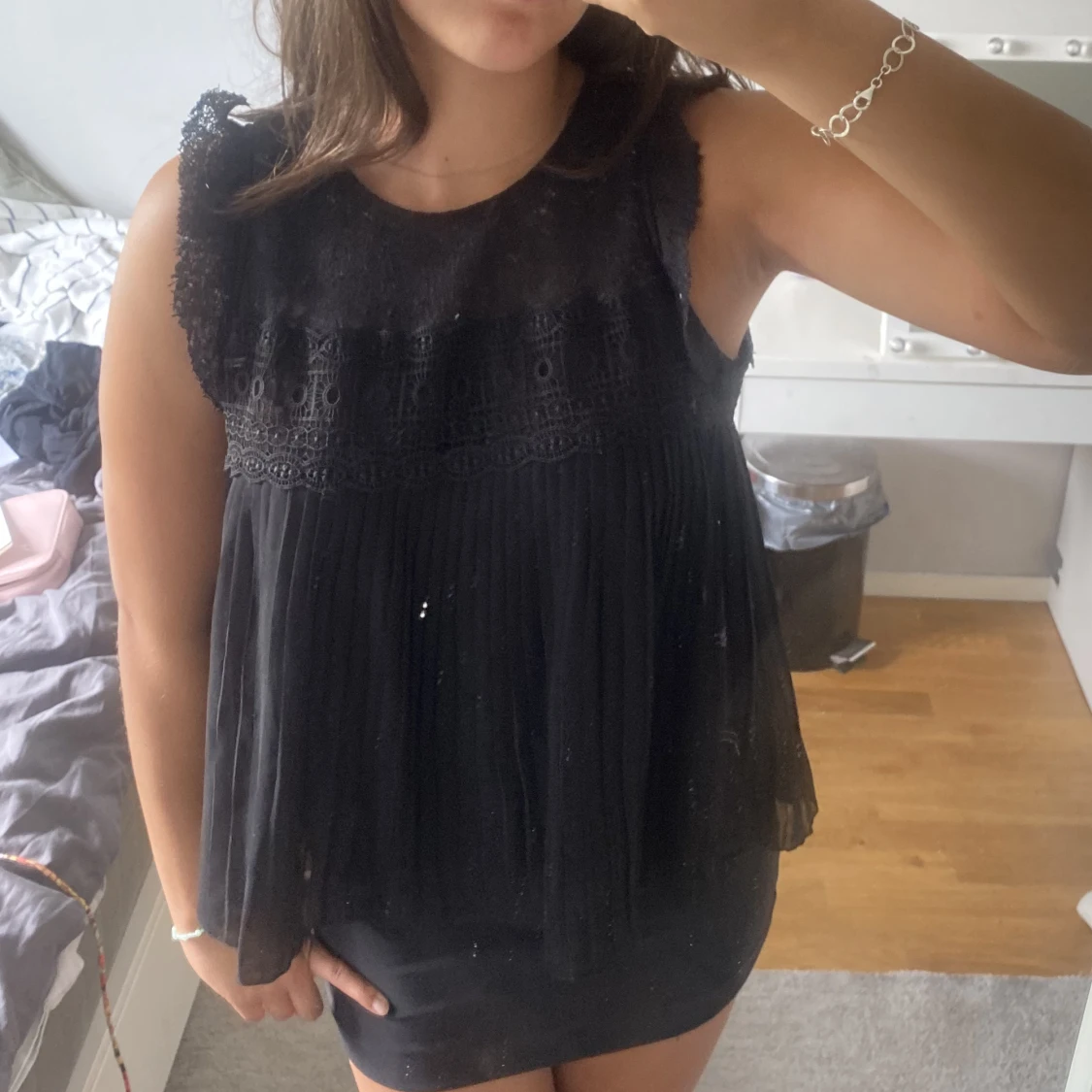 Svart zara blus  - 90