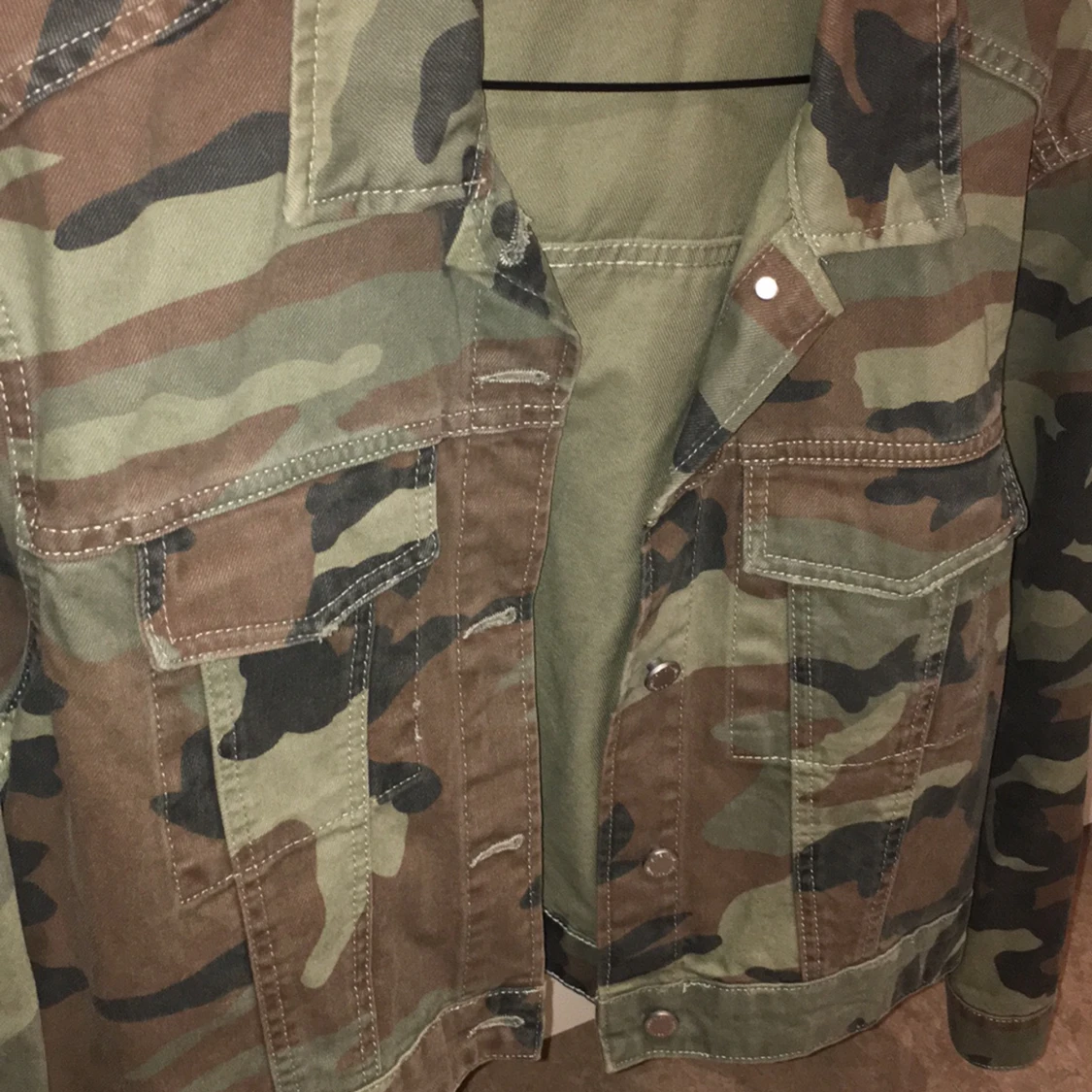 Jeansjacka Camo  - 90