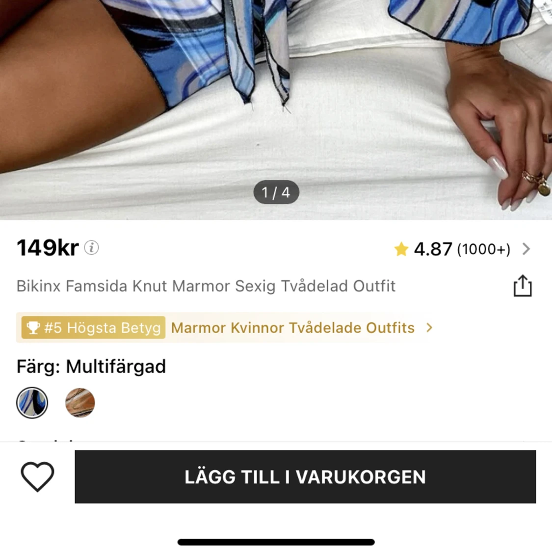Set fråm shein topp och kjol - 90