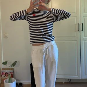 Cdg tröja - Mörkblå randig tröja från comme des garcon💙