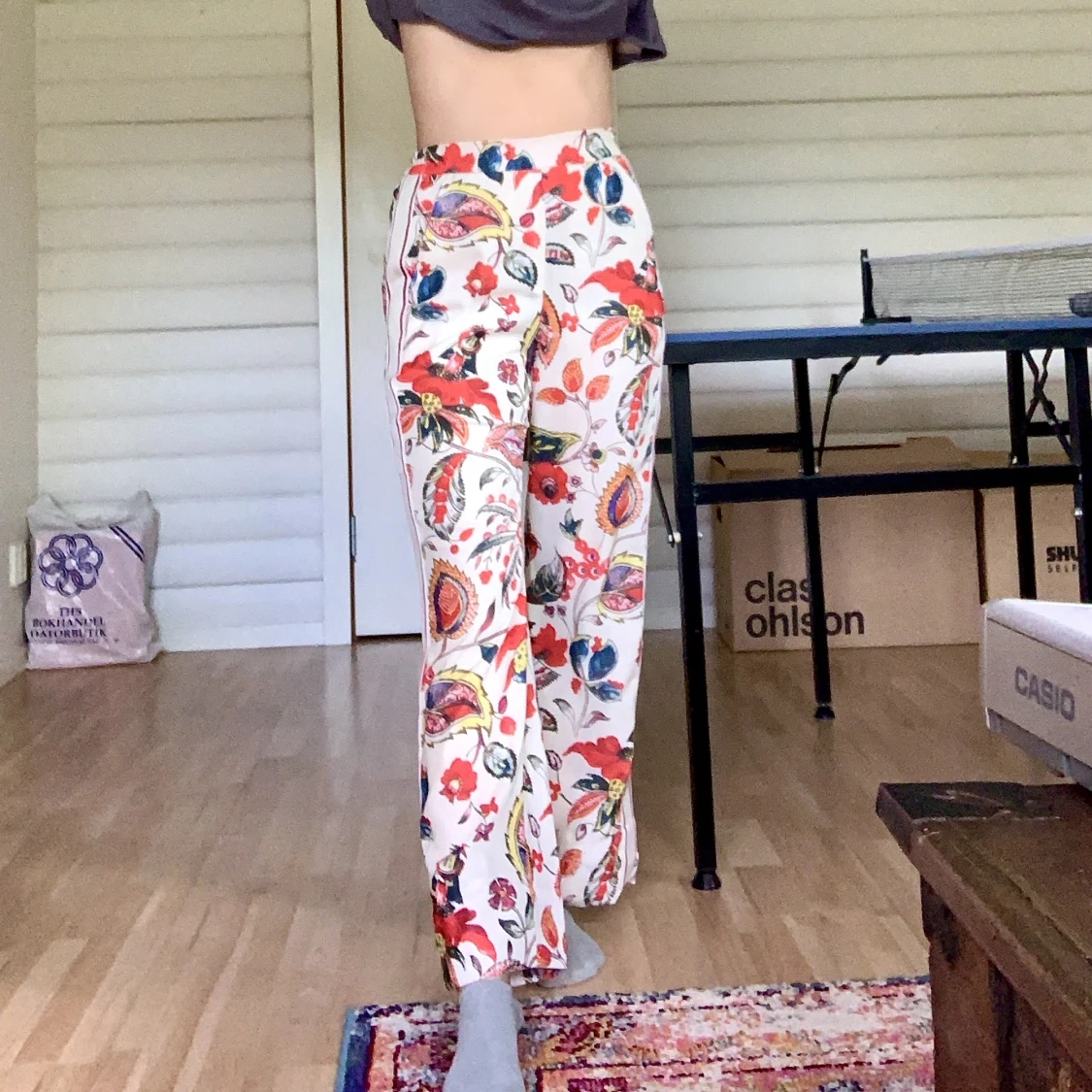 Mönstrade byxor - 90