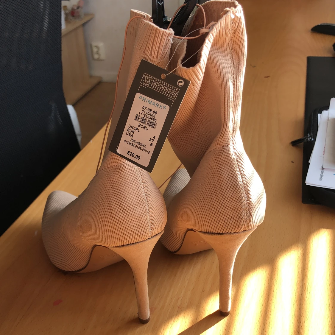 Beige Ankelboots - 90