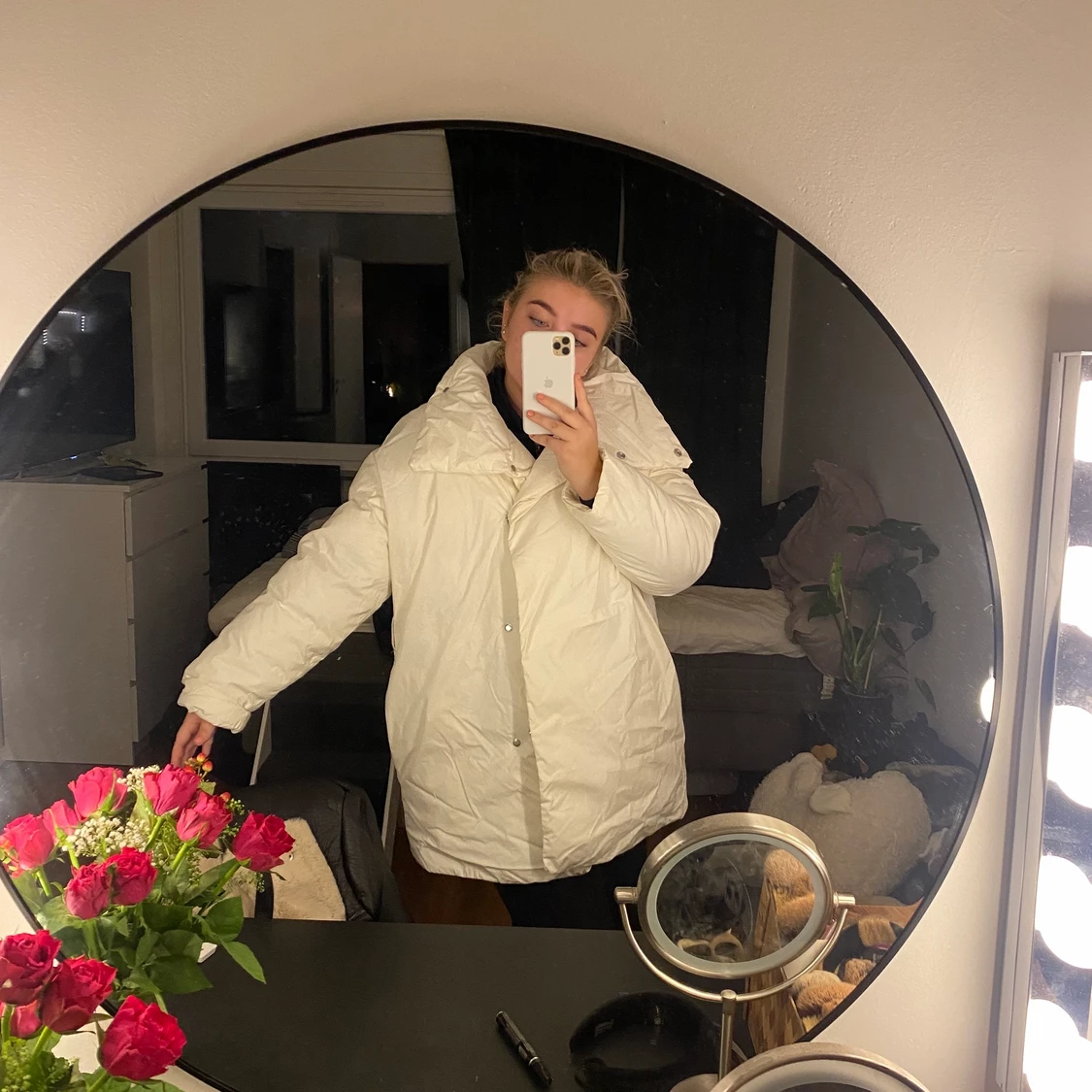 Vinterjacka vit  - 90