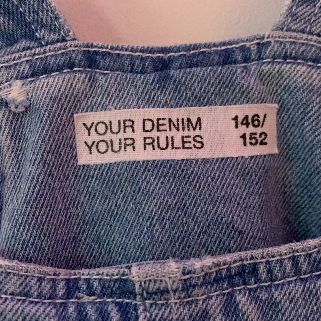 Blå denim Klänning för barn - 90