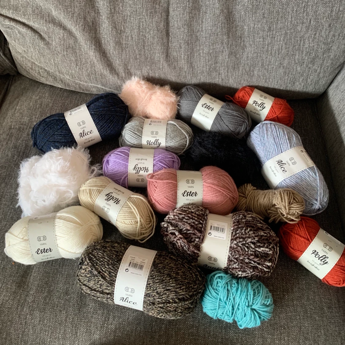 Torgvantar med fluff  - 91