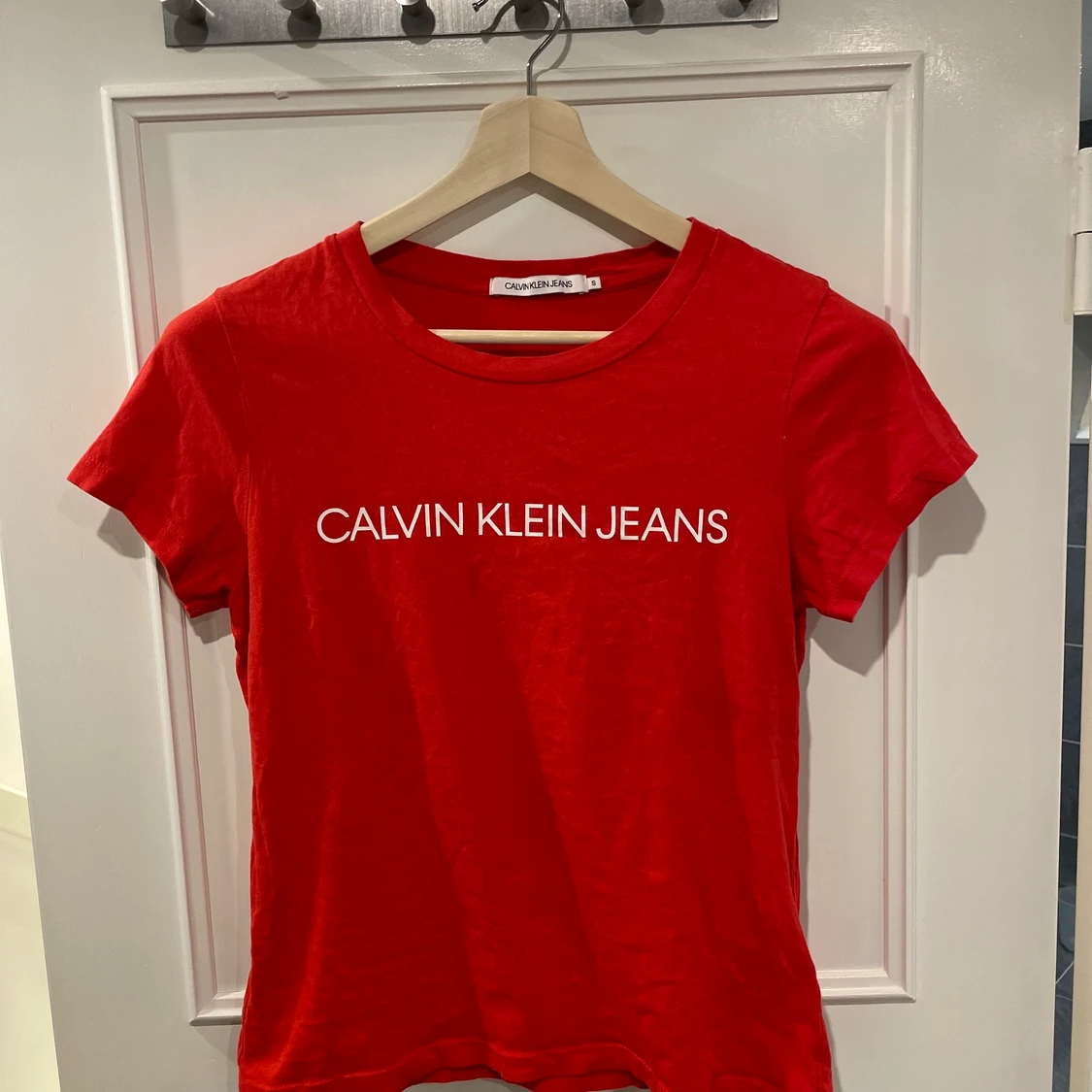 Calvin Klein Jeans T-shirt röd - 90