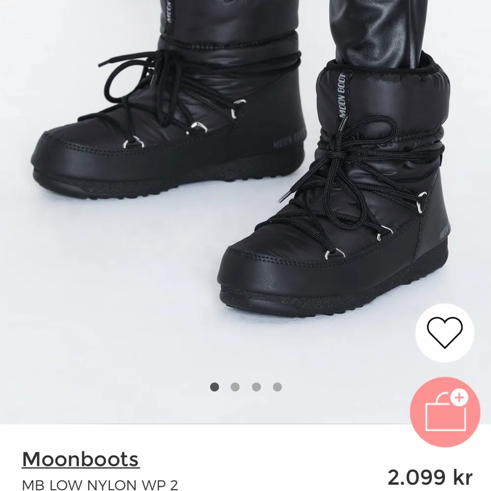 Super sköna moon boots som tyvärr inte kommer till användning, använt 2 gånger så är precis som nya. Skor.