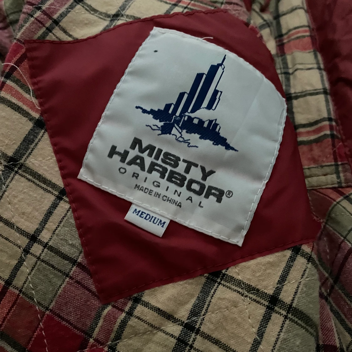 Röd höst/regnjacka - 91