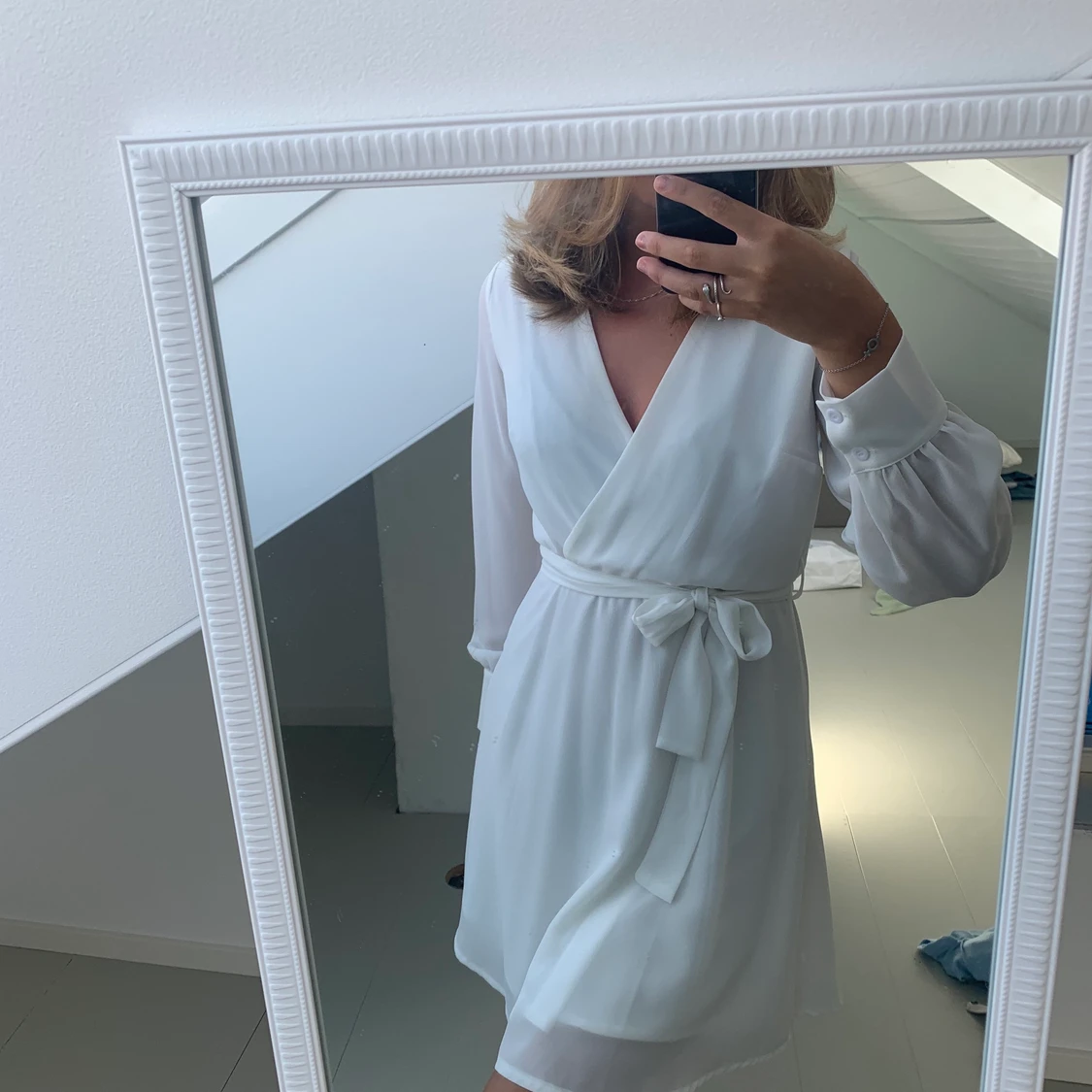 Vit klänning - 90