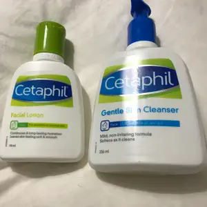 Säljer nu dessa två från Cetaphil. En cleanser och en lotion för ansiktet. Har bara testat de men var inget för mig. Säljer båda nu för 120kr ink frakt