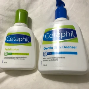 Hudvård - Säljer nu dessa två från Cetaphil. En cleanser och en lotion för ansiktet. Har bara testat de men var inget för mig. Säljer båda nu för 120kr ink frakt