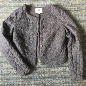 Noa Noa quiltad grå jacka S - Grå jacka i mycket fint skick 