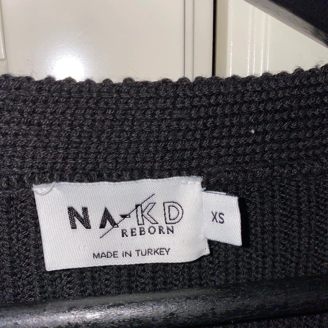 Finstickad v-ringad tröja  - 91