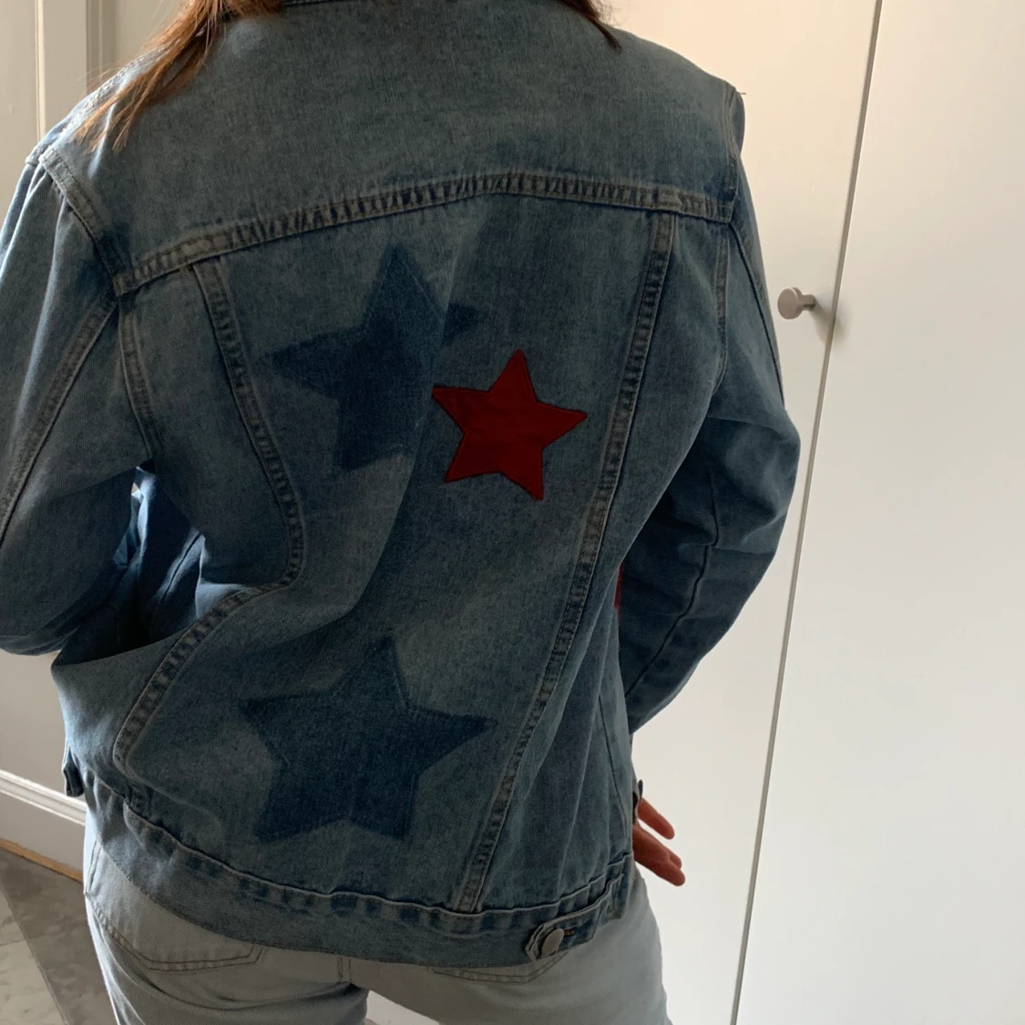 Jeansjacka med tryck  - 91