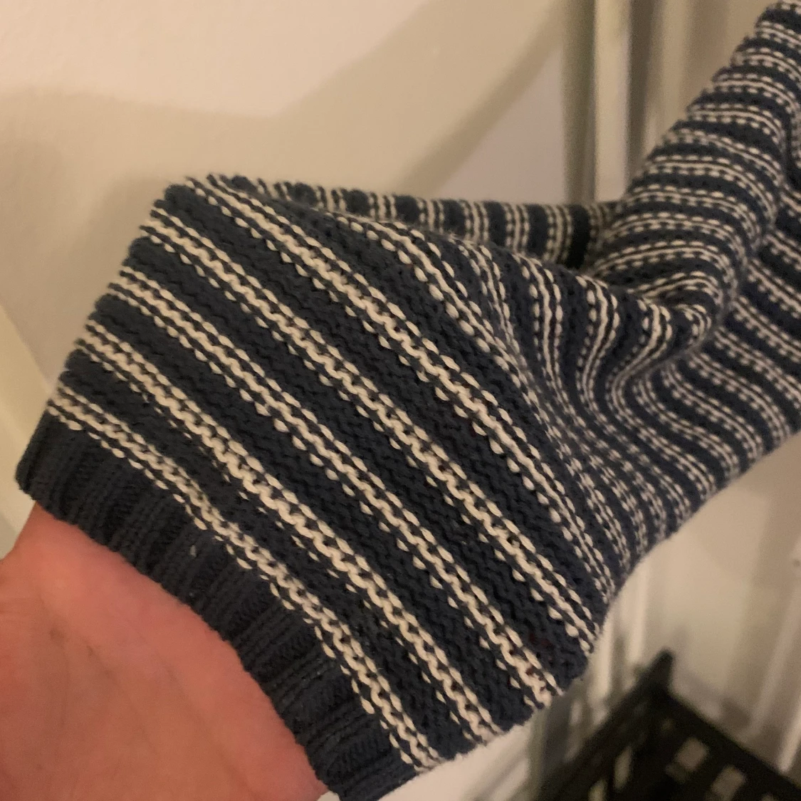 Stickad randig tröja - 91