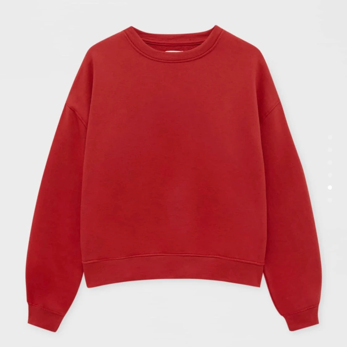 Röd sweatshirt