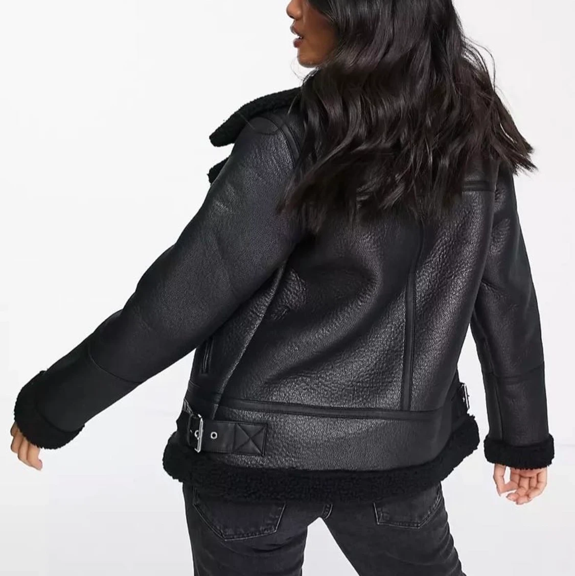 Skinn/läder jacka  - 90