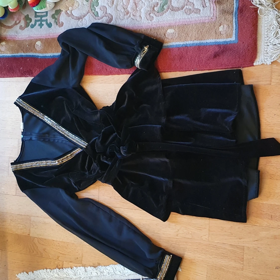 Fest unit velvet klänning  - 90