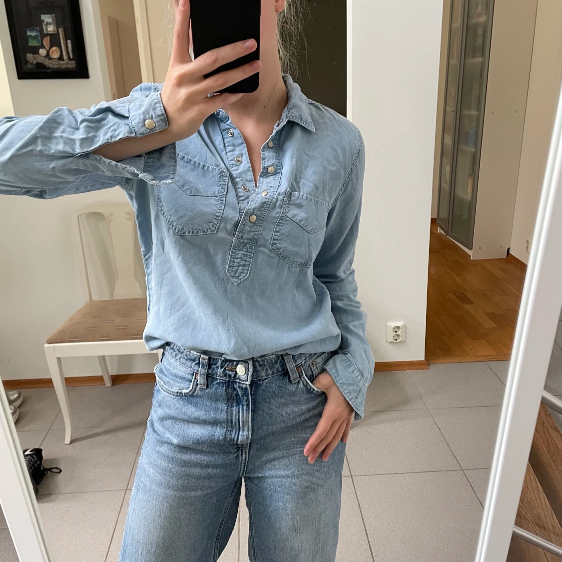 Jeansskjorta från Object