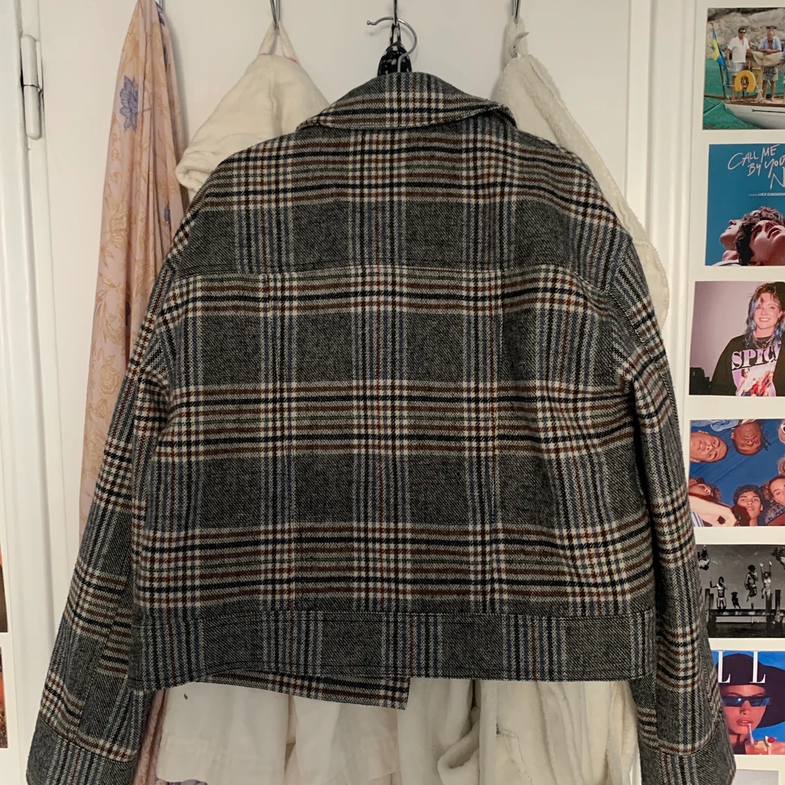 Rutig höstjacka  - 90