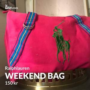 Stor och rymlig Weekend bag ifrån Ralph lauren🥰