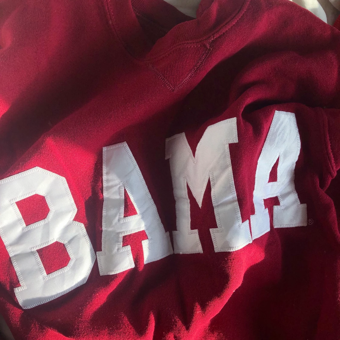 Sweatshirt med tryck- BAMA - 91