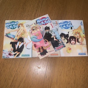 Merman in my tub! Manga volym 1-4 - Merman in my tub! Manga, volym 1-4! Bra skick, aldrig läst :)