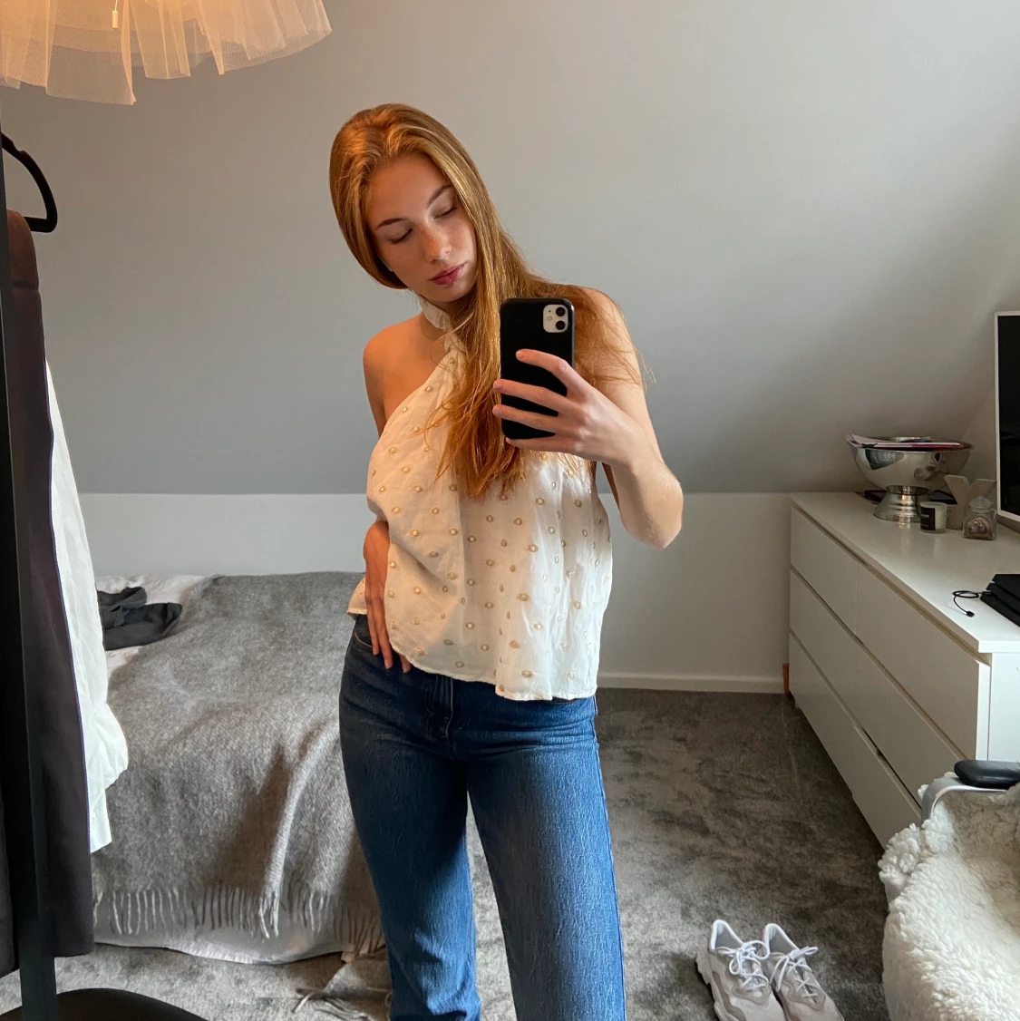 Topp med öppen rygg  - 91