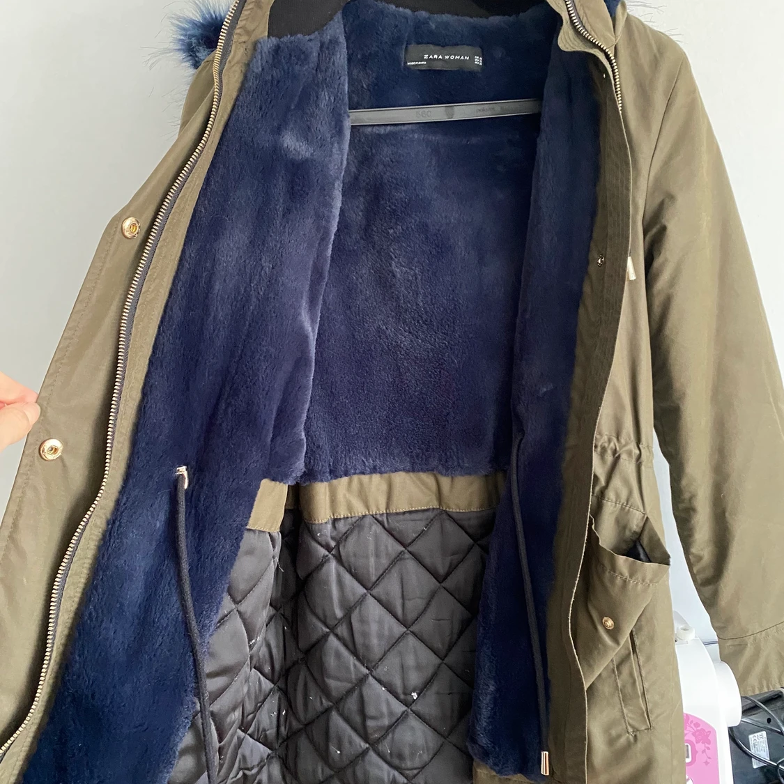 Faux päls Zara jacka storlek XS - 90