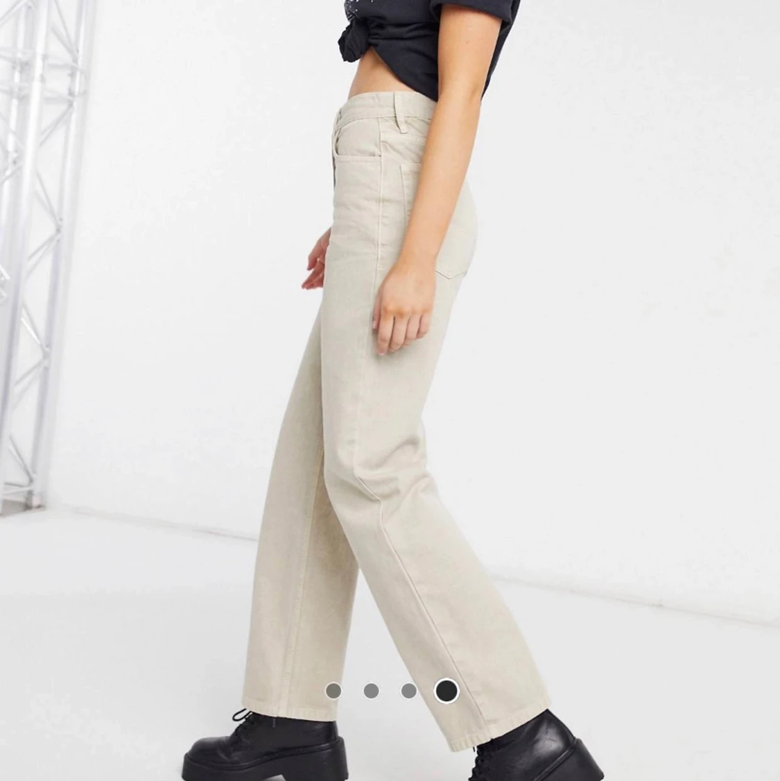 Beige jeans collusion - 90