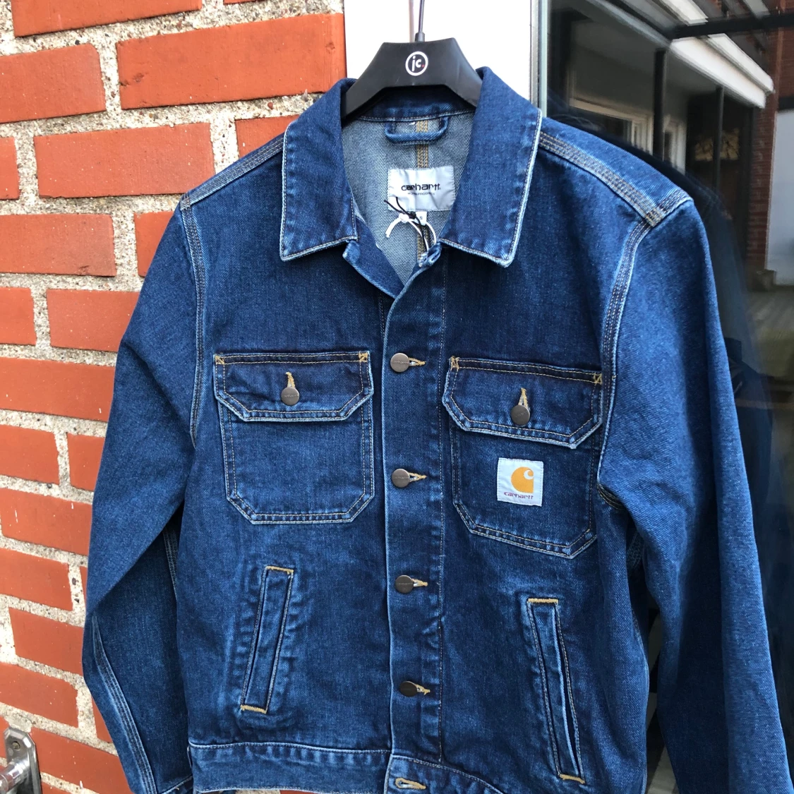 Carhartt stelson jacka blå