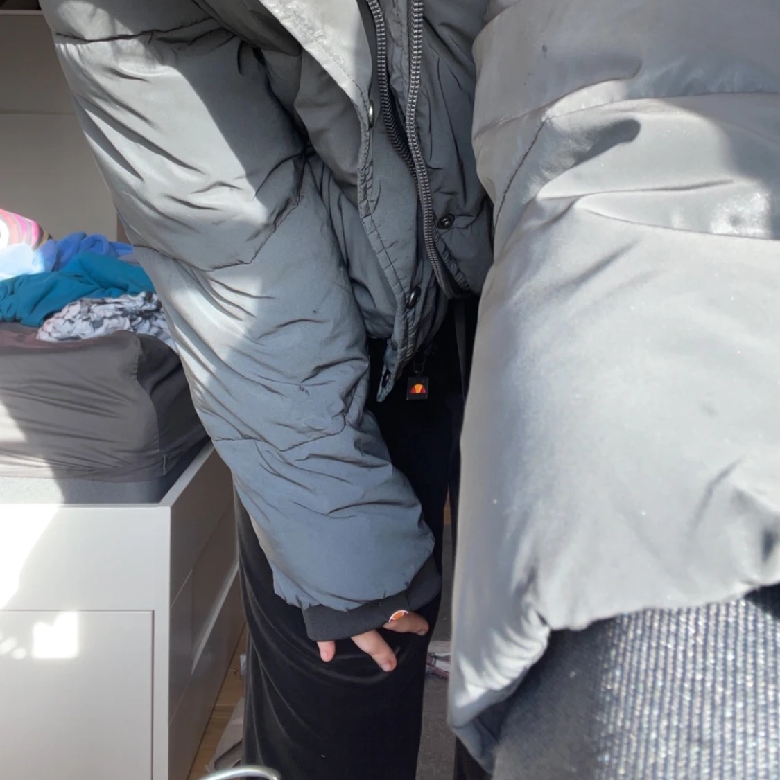 Ellesse jacka svart/grå  - 91