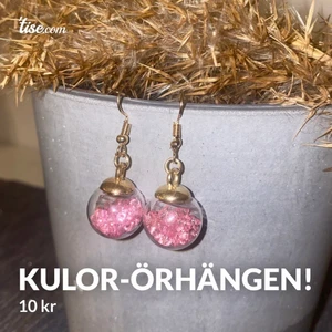 Kulor-örhängen!  - Kulor-örhängen gjorda utav mig Ellen!                                   10 kr + 13 kr frakt!                                                                 (KÖP 4 PAR= FRAKTFRITT!) ❤️