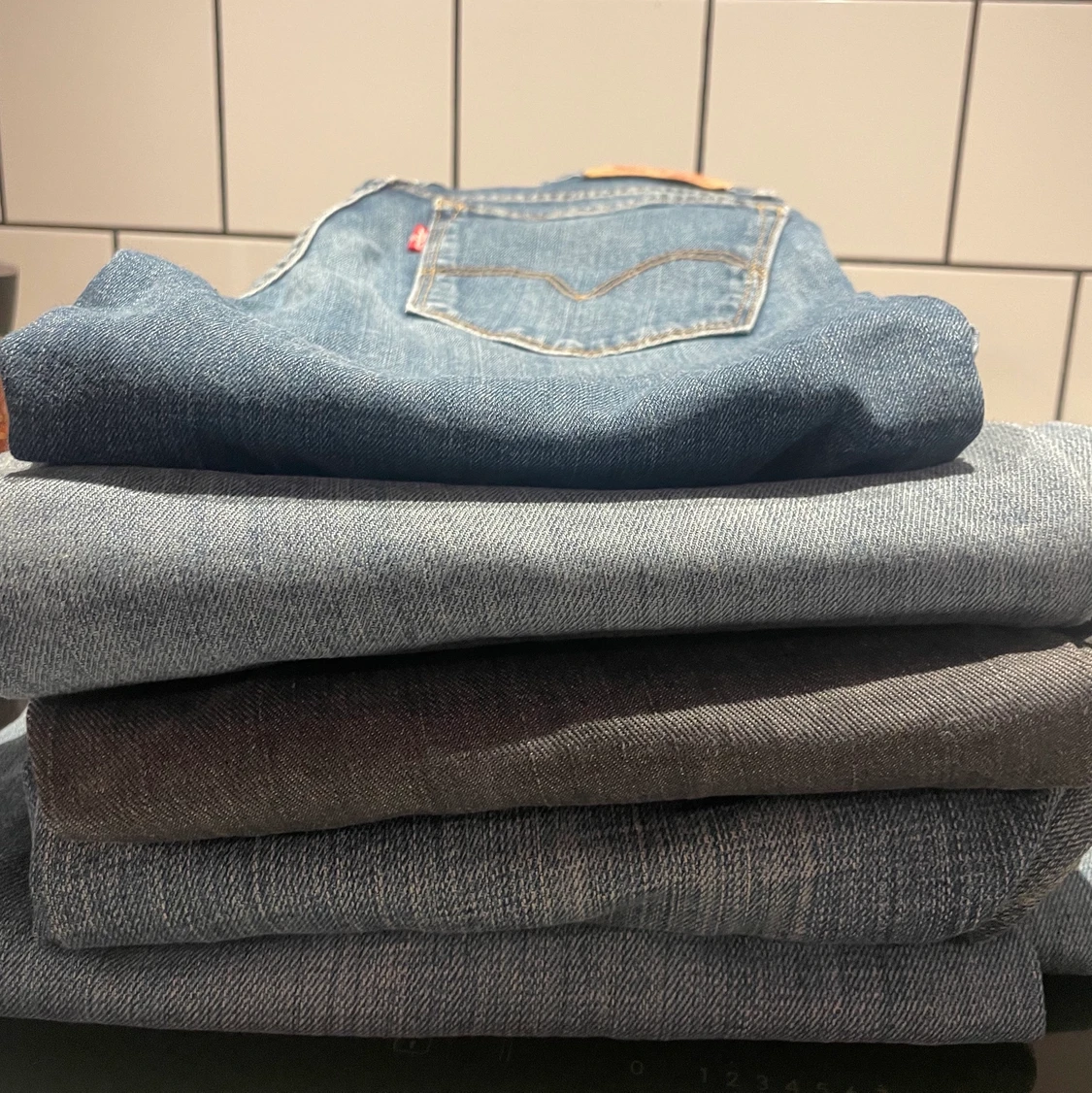 Lågmidjade jeans - 90