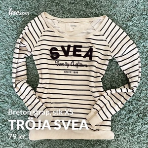Tröja Svea stlk XS - En mjuk tröja i bomull från Svea. I bra skick. Passar XS/S. Längden 58 cm