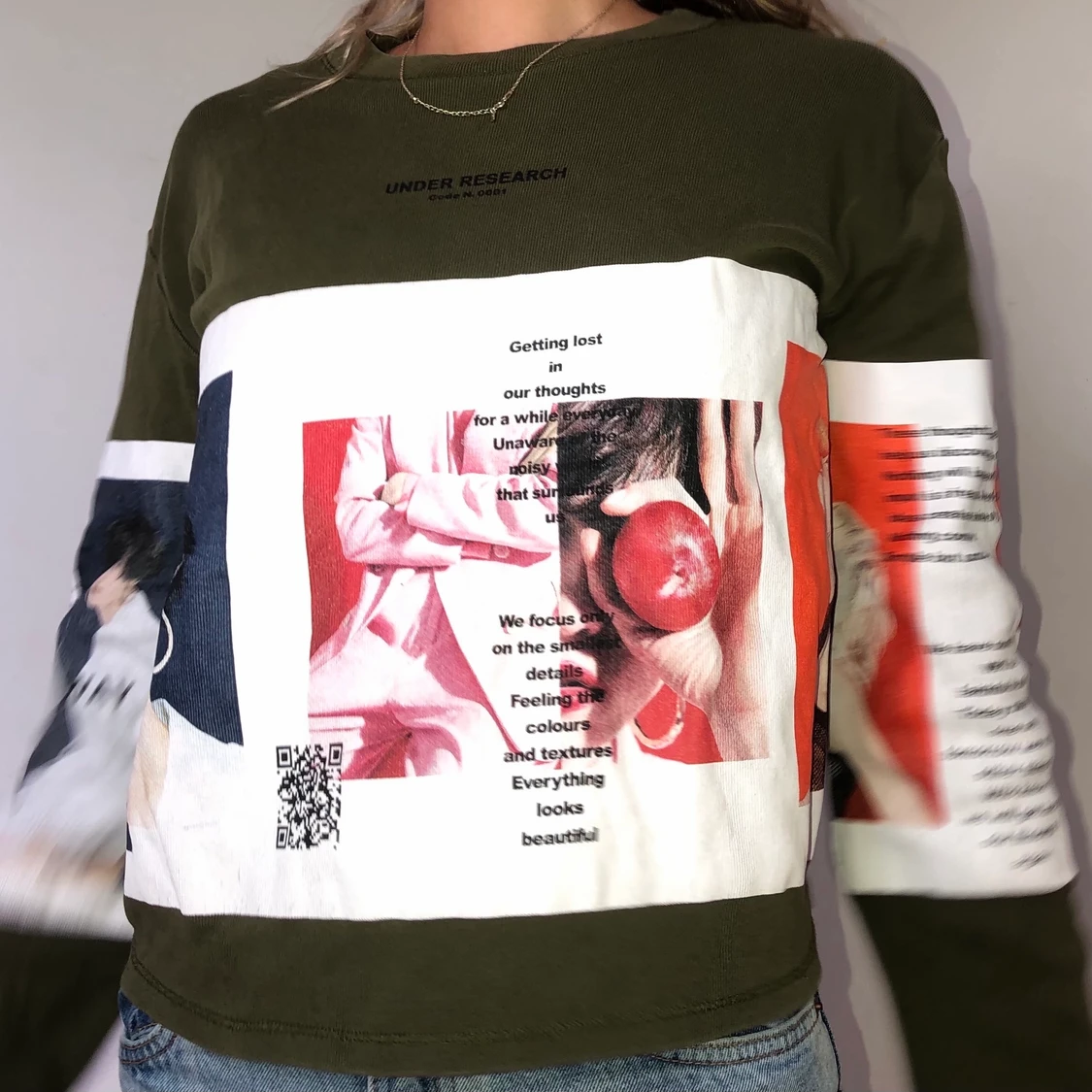 Tröja med tryck - 90