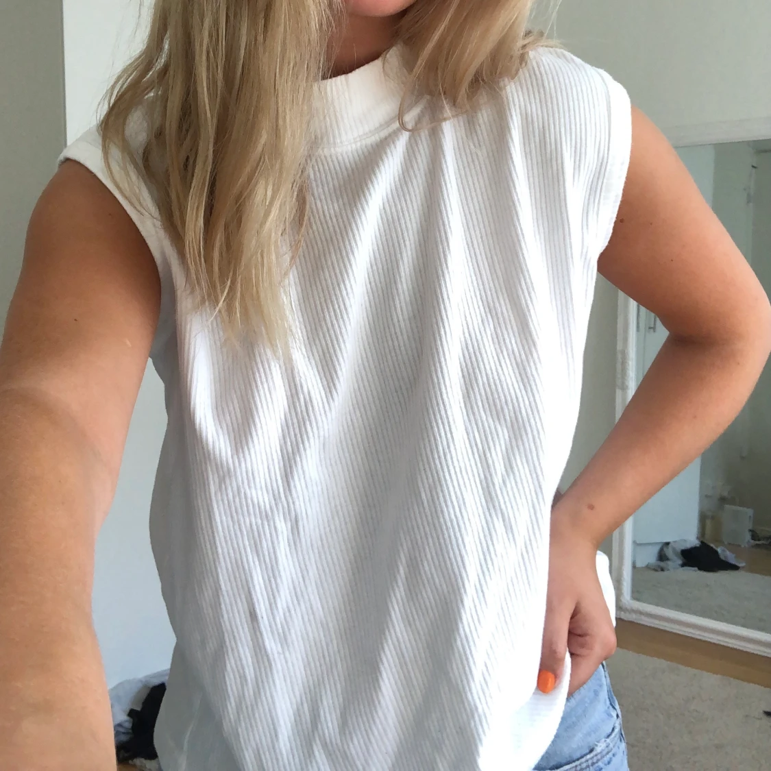 Turtleneck linne - 90