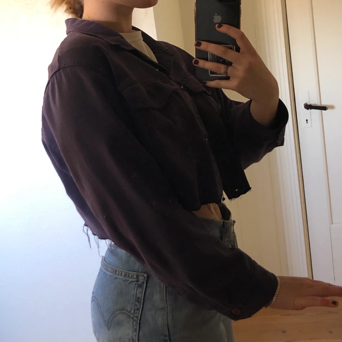 Lila jeansjacka  - 91