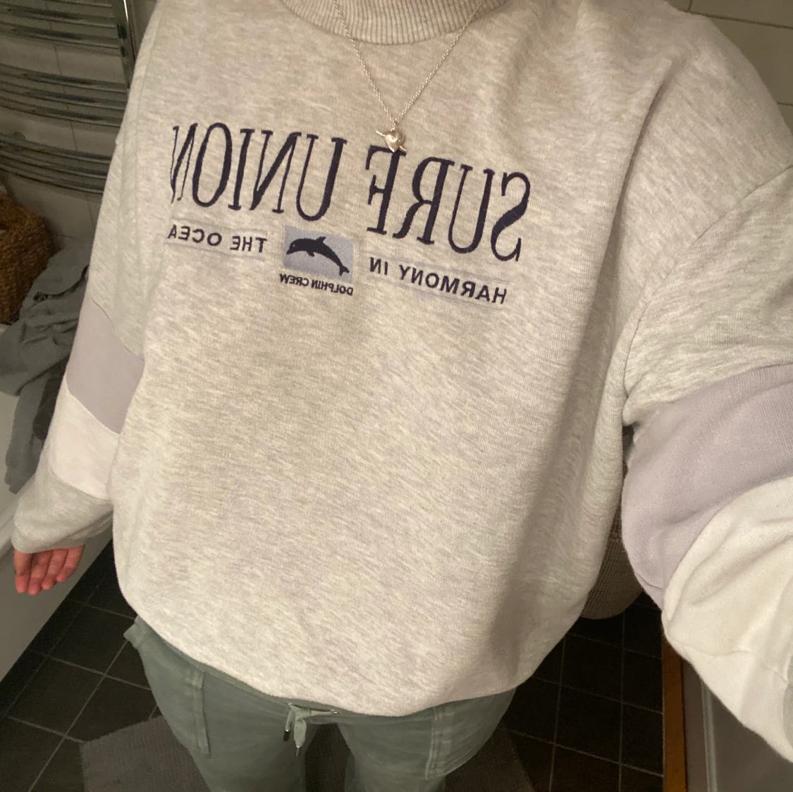 Oversize sweatshirt från pull&bear