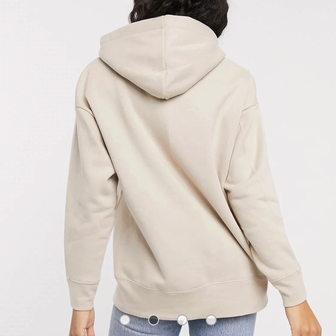 Pull&Bear beige hoodie storlek S - 90