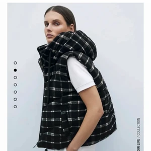 Zara väst rutig  - Super snygg zara väst! Aldrig andvänd,köpt för cirka 700/800kr! Super bra skick!💖💖💖