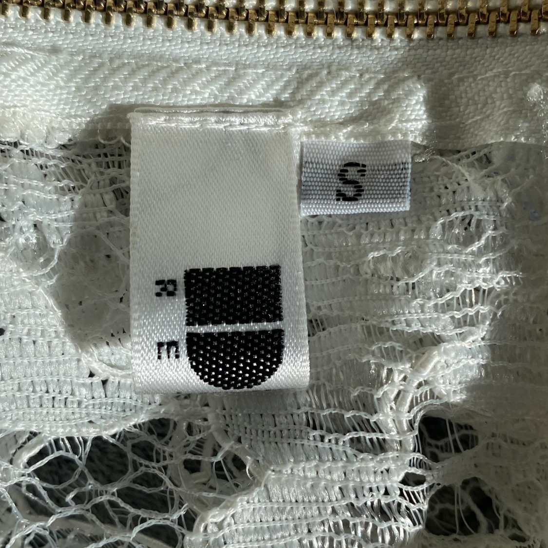 Klänning vit Storlek S - 90