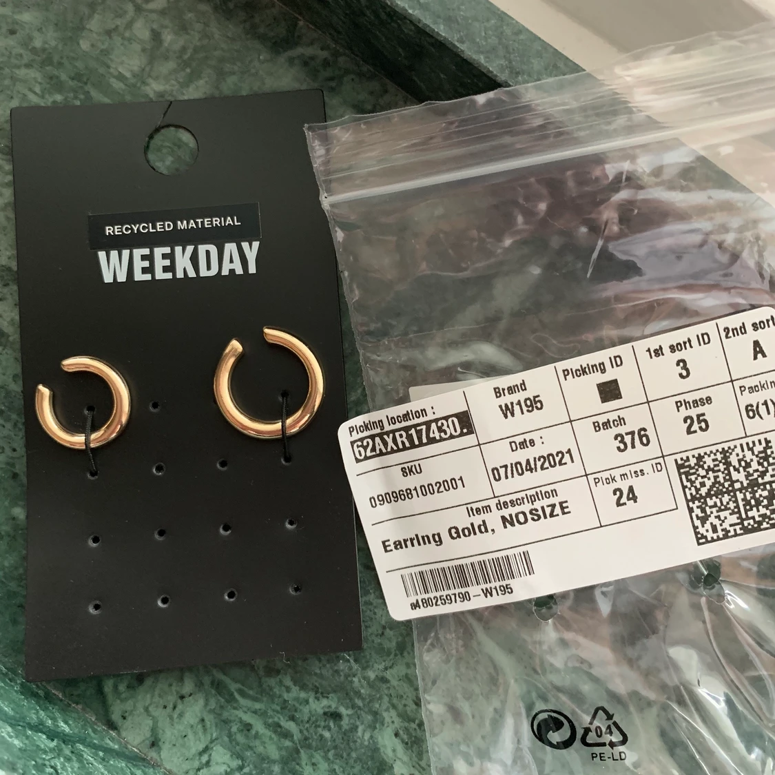 Ear cuff oanvänd - 90