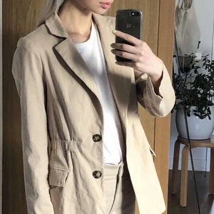 beige kavaj - beige kaval, strl xs