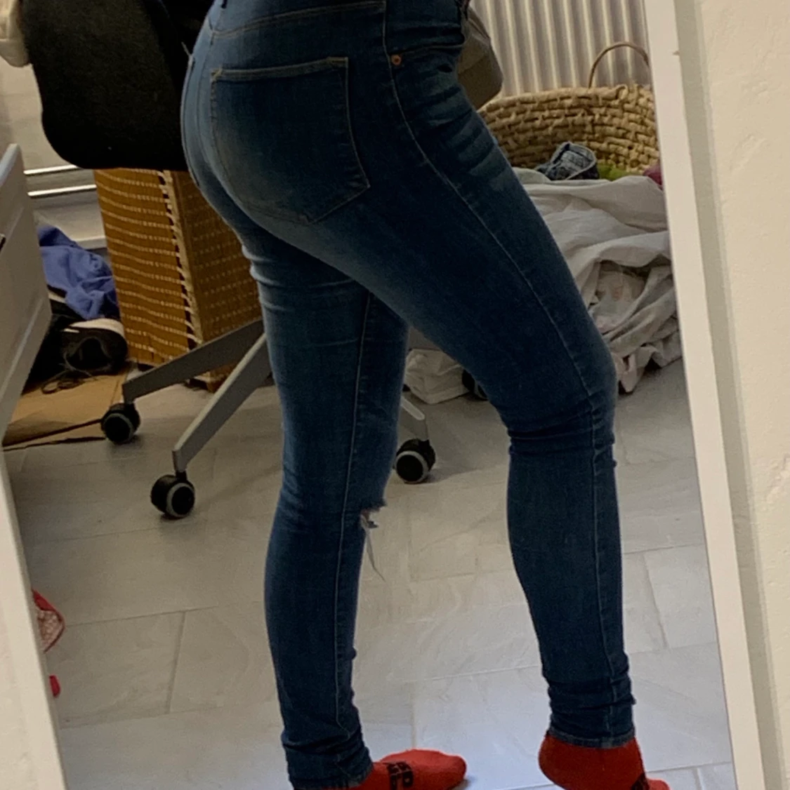 Lågmidjade byxor st S - 90