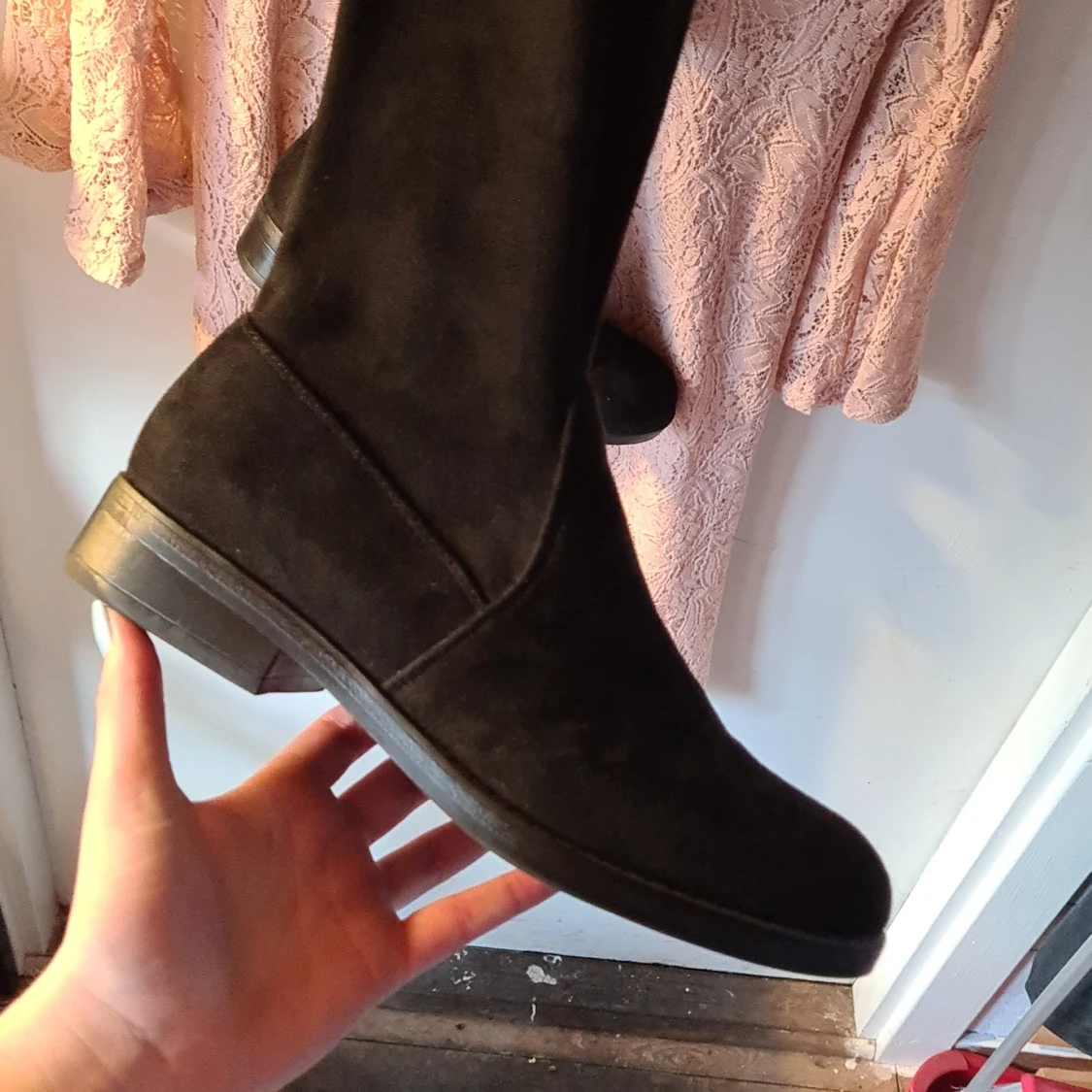 Over knee skor i storlek 40 - 90